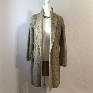 Liz Claiborne cable knit cardigan size medium